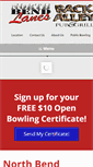 Mobile Screenshot of northbendlanes.com